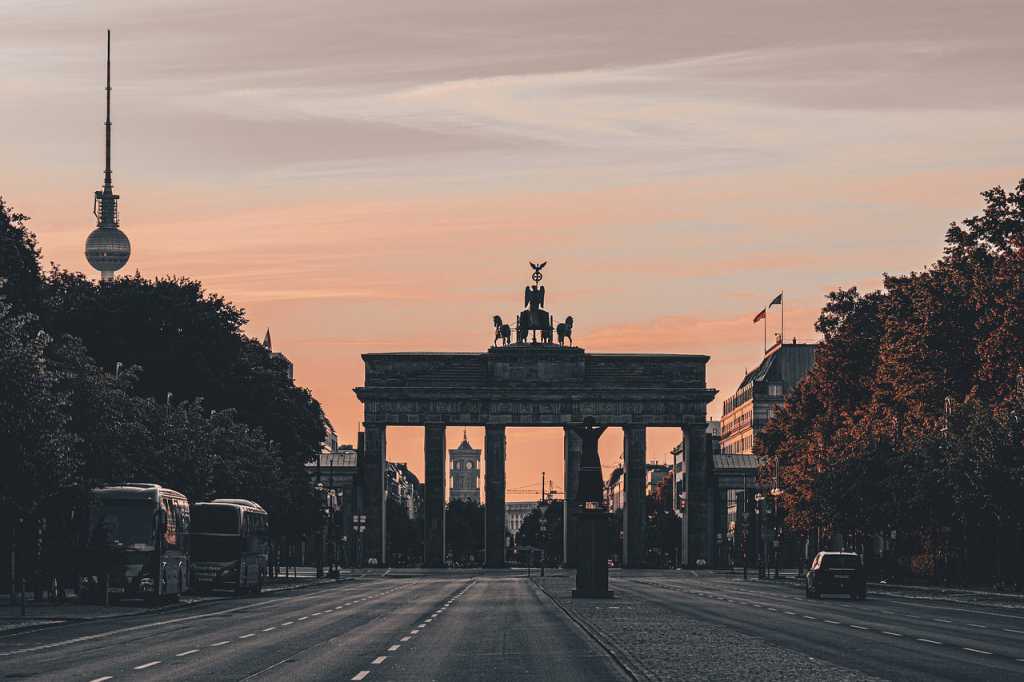Skolerejser til Berlin. Brandenburg gate 